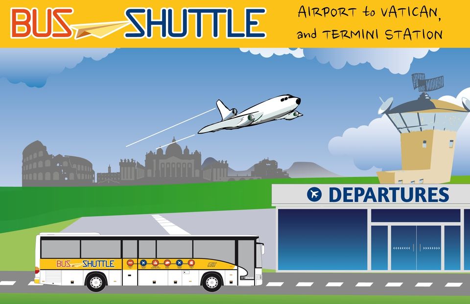 Shuttlebus Ciampino Airport naar centrum Rome