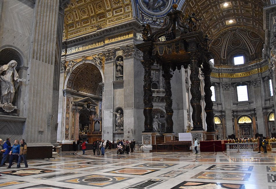 De Sint Pietersbasiliek in Rome